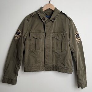 Ralph Lauren field Military cropped Jacket